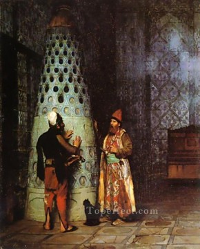 聴衆を待っている アラブのジャン・レオン・ジェローム Oil Paintings